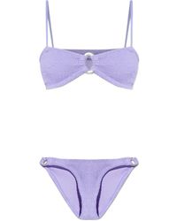 Hunza G - Misty Gekreukte Bikini - Lyst