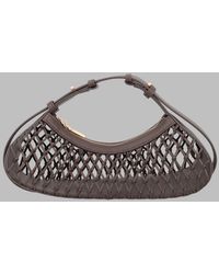 Cult Gaia - Woven Leather Shoulder Bag - Lyst