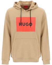 HUGO - Logo Grafische Hoodie - Lyst