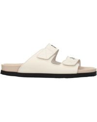 Palm Angels - Ciabatte E Zoccoli Uomo Pelle/Nero - Lyst