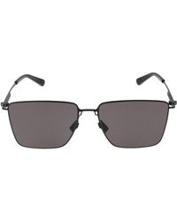 Bottega Veneta - Zonnebrillen Bv1267 S 001 Zwart Zwart Grijs /17/145 - Lyst