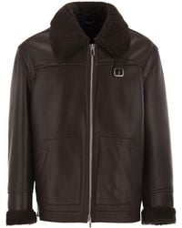 PT Torino - Shearling Aviator Jacket - Lyst