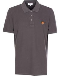 Maison Kitsuné - Fox Head Regular Polo - Lyst