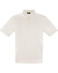 Herno - Cotton Jersey Polo -shirt - Lyst