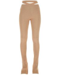 ANDREA ADAMO - Skin Stretch Viscose Blend Pant - Lyst
