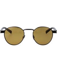 Saint Laurent - Round Sunglasses - Lyst