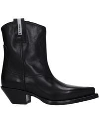 Premiata - Bottes papillon primé Femmes en cuir noir - Lyst