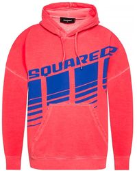 DSquared² - Sweatshirt mit Logo in Übergröße - Lyst
