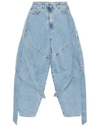 The Attico - Oversized Denim Jeans - Lyst