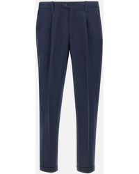 Devore - Linen Blend Trousers - Lyst