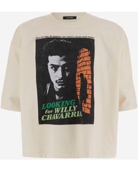 Willy Chavarria - Printed Cotton T Shirt - Lyst