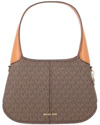 MICHAEL Michael Kors - Logo Print Shoulder Bag - Lyst