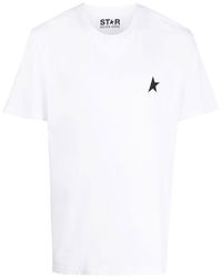 Golden Goose - T-Shirt aus Baumwolle mit -Logo - Lyst