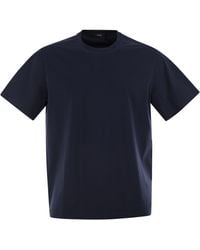 Herno - Stretch Cotton T Shirt - Lyst