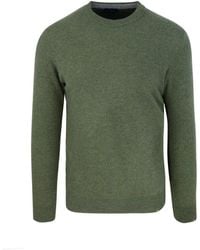 Paul & Shark - Maglia Girocollo Sharrk Label Verde - Lyst