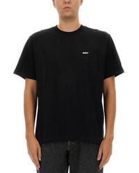 Obey - T-Shirt With Logo - Lyst