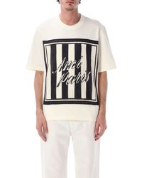 Ami Paris - T-shirts En Polo's Wit - Lyst