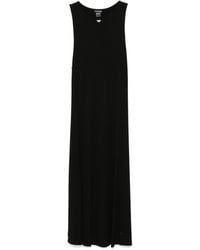Emporio Armani - Logo -Strandkleid mit Logo - Lyst