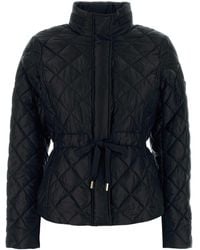 MICHAEL Michael Kors - Navy Blue Polyester Padded Jacket - Lyst