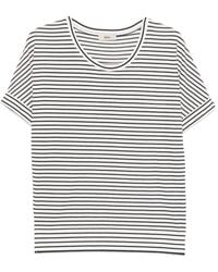 Herno - Gestreiftes T-Shirt - Lyst