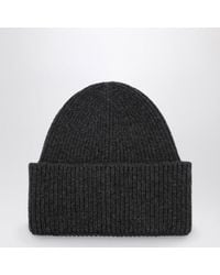 Destin - Anthracite Wool And Cashmere Beanie - Lyst