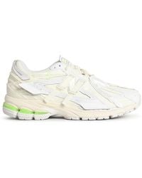 New Balance - Neue Balance '1906' weiße Stoffmischung Turnschuhe - Lyst