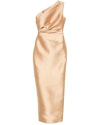 Solace London - Asymmetrische Maxi-Jurk - Lyst