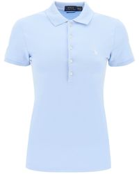 Polo Ralph Lauren - Slim Fit Fünf -Knopf -Polo -Hemd - Lyst