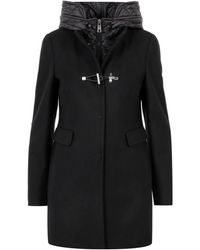 Fay - Coats Negro - Lyst