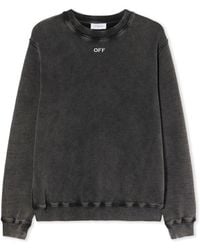 Off-White c/o Virgil Abloh - Check Flan Arrow Logo Sweatshirt - Lyst