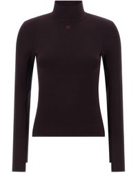 Courreges - Interlock Viscose Sweater - Lyst