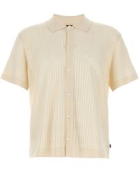 BOSS - Gestrickt Hemd - Lyst