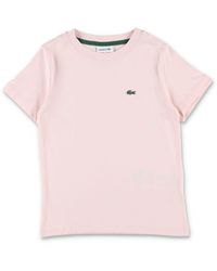 Lacoste - Boy's Cotton T-Shirt - Lyst