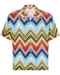 Missoni - Zigzag Pattern Shirt - Lyst