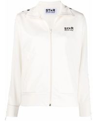 Golden Goose - Zipped Track Jacket With Star Motifs - Lyst