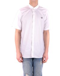 Fred Perry - Overhemden Wit - Lyst