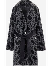 Pinko - Nylon Coat With Love Birds Motif - Lyst