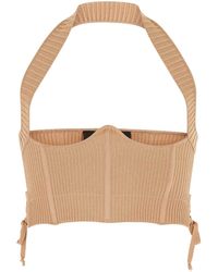 ANDREA ADAMO - Skin Stretch Viscose Blend Bodice - Lyst