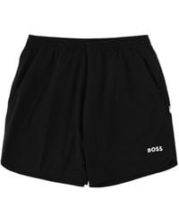 BOSS - Shorts Con Logo - Lyst