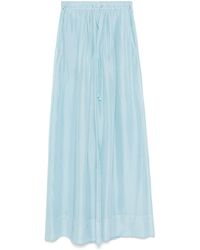 Forte Forte - Silk Wide Leg Broek - Lyst