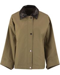 Weekend by Maxmara - Dorema Water Repellent Cotton Jacket - Lyst