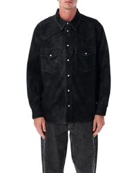 Isabel Marant - Kadrian Eco Leather Overshirt - Lyst