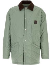 Loewe - Mint Green Polyester Padded Jacket - Lyst