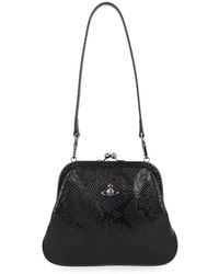 Vivienne Westwood - Leather Kisslock Shoulder Bag - Lyst