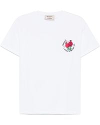 ALESSANDRO ENRIQUEZ - Slogan-Embroidered T-Shirt - Lyst