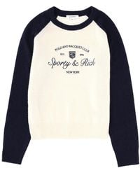 SPORTY&RICH - Jersey With Logo - Lyst