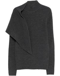 Entire studios - Wrap Sweater Ash - Lyst