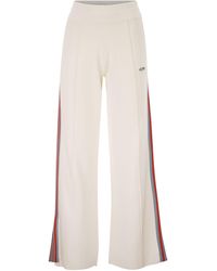 Autry - Viscose Track Trousers With Side Stripes - Lyst
