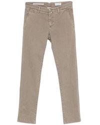 Jacob Cohen - Slim Fit Cotton Trousers - Lyst