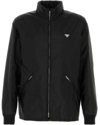 Prada - Mock Collar Jacket - Lyst